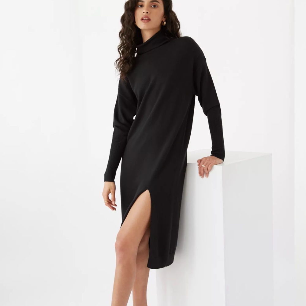 XS Black Cyprie Wilfred Dress - beautiful with slit